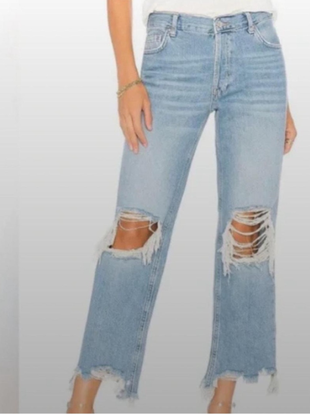 NWT We The Free Maggie Distressed Jean